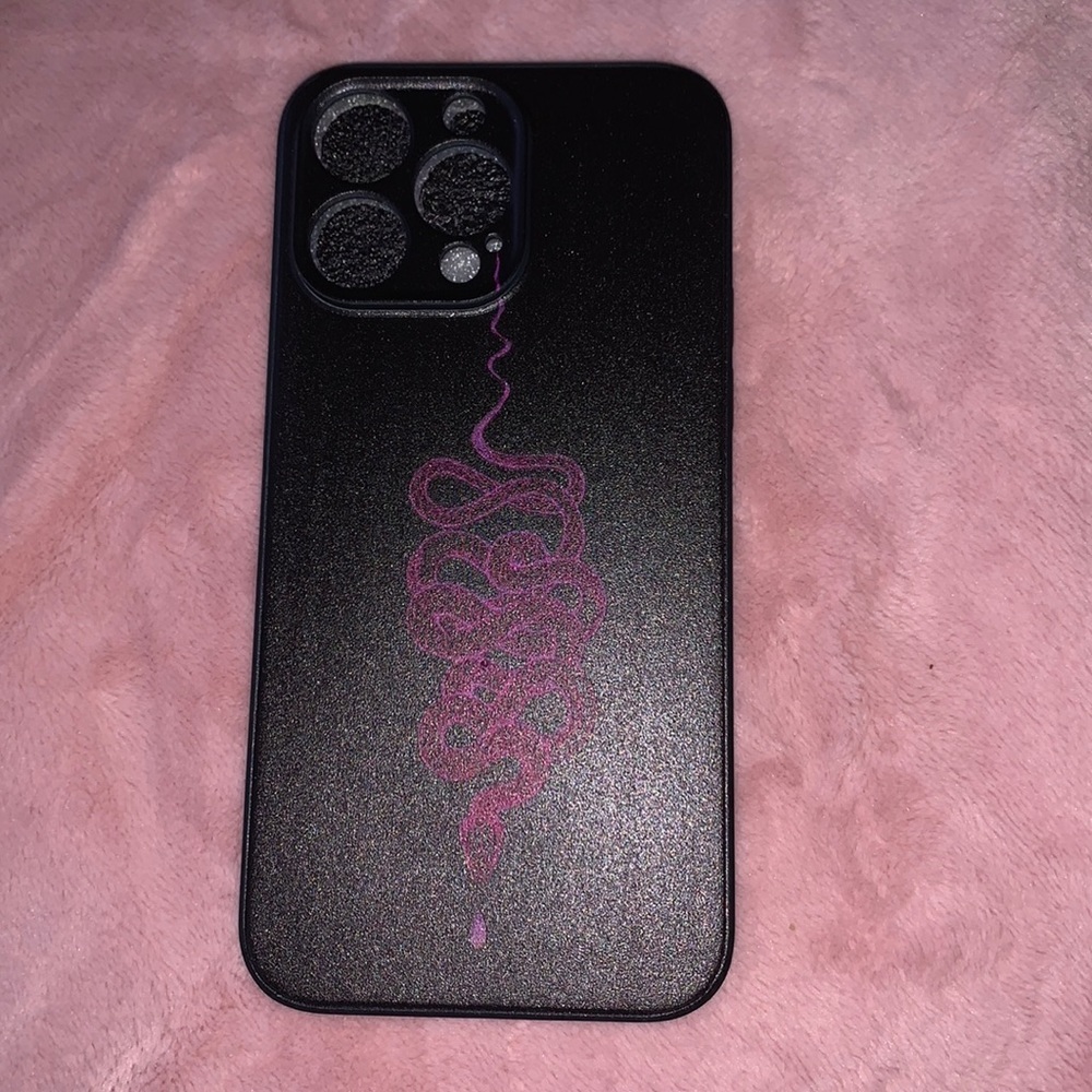 ✨NEW: iPhone 14 Pro Max Phone Case | Snake iPhone Cover | Black cover